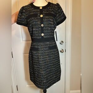 NWT🌷Karl Lagerfeld Paris Tweed Dress